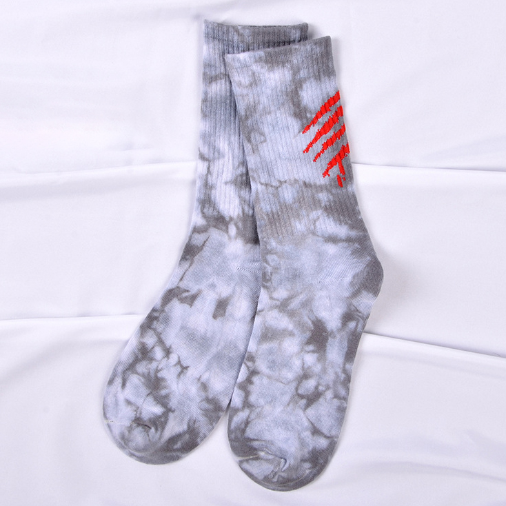 Tie Dye Crew Sock Tide Cotton Socks Skateboarding Sports Men Women Socks